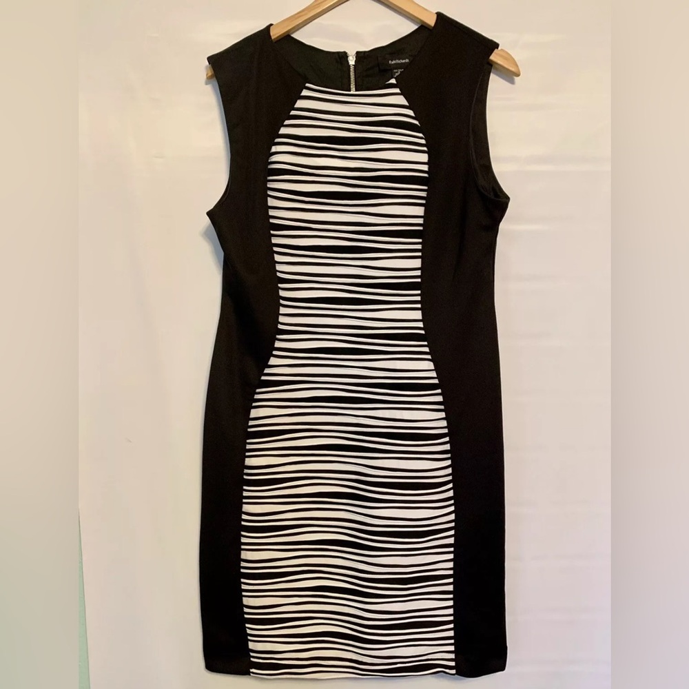 Black and White Striped Dress